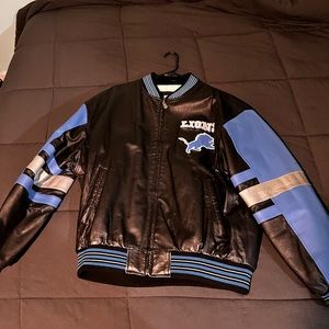 Detroit Lions leather jacket